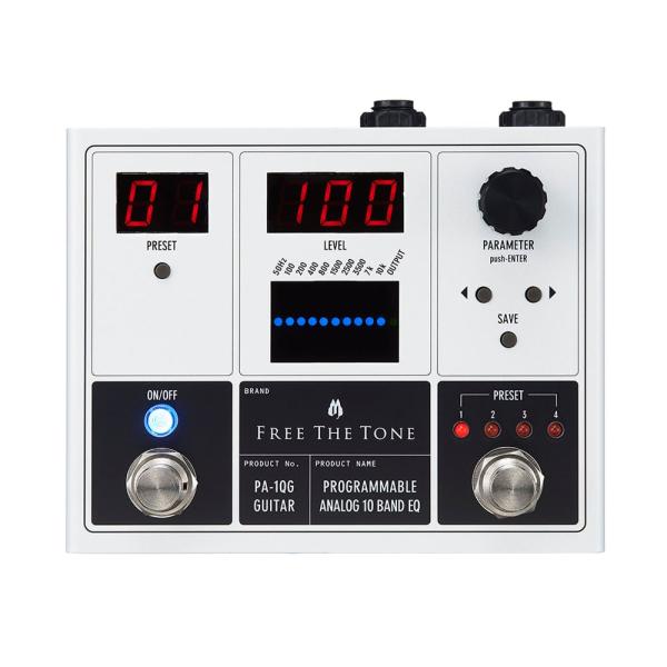 FREE THE TONE / PA-1QG PROGRAMMABLE ANALOG 10 BAND EQ ギター用イコライザー(御茶ノ水本店)