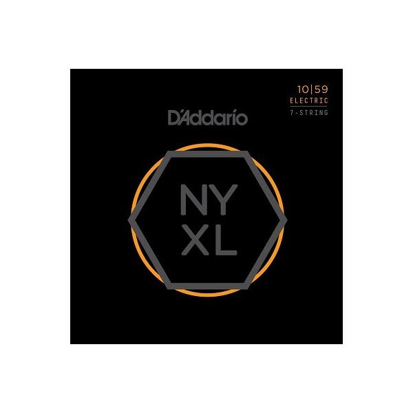 D'Addario / NYXL Series 7-String Electric Guitar Strings NYXL1059 7ST Regular Light 10-59(�a�J�X)