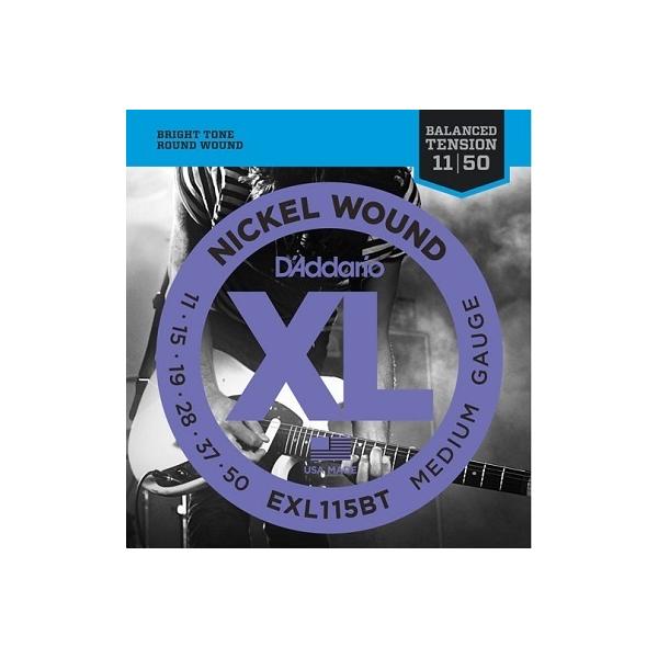 D'Addario / EXL115BT XL NICKEL Electric Guitar Strings Balanced Tension Medium 11-50 (aJX)