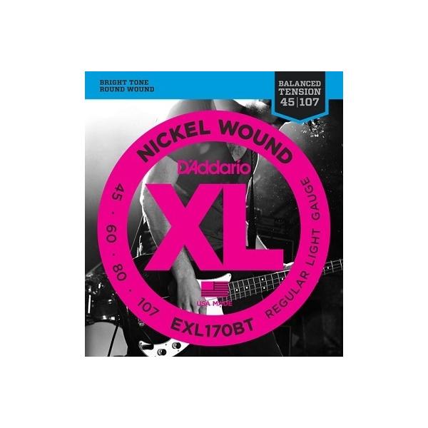 D'Addario / EXL170BT Balanced Tension Regular Light 45-107 Long Scale x[X(aJX)