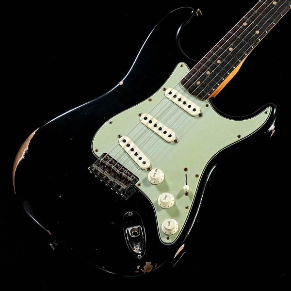 Limited Edition 1960 Stratocaster Relic Matching Headstock Black