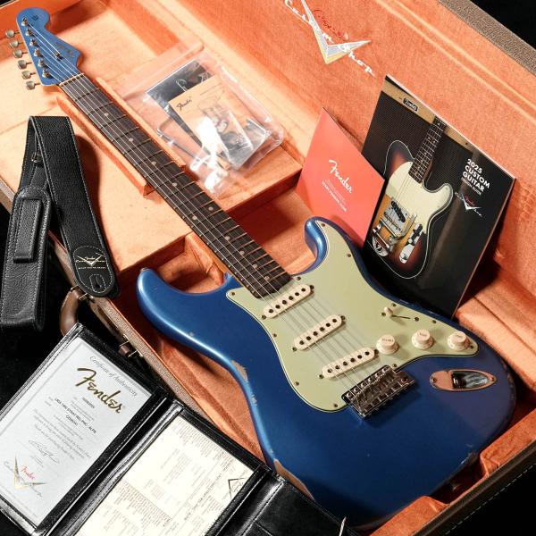 Limited Edition 1960 Stratocaster Relic Matching Headstock Aged Lake Placid Blue