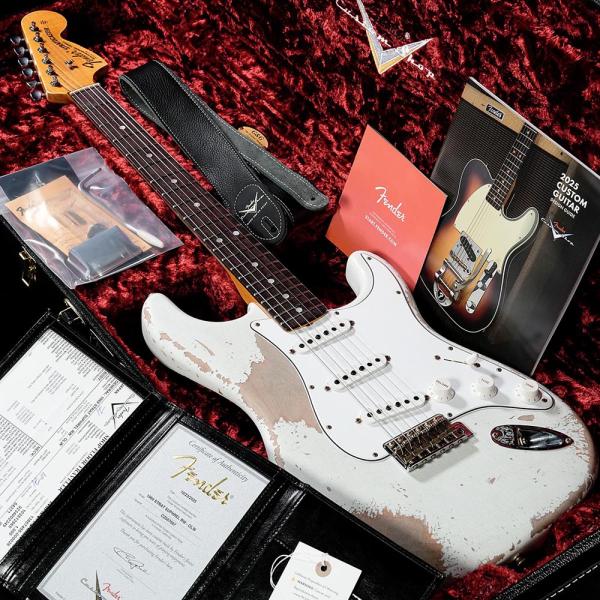 Fender Custom Shop / Custom Built 1969 Stratocaster Super Heavy Relic Olympic White(渋谷店)[アウトレット](FCSセール)
