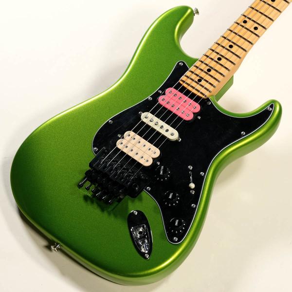 Custom Built 1969 Stratocaster Floyd Rose Time Capsule Lime Green