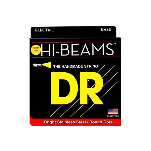 DR / HI-BEAM DR-MR5-45 ROUND CORE STEINLESS STEEL WOUND 45-125 Long Scale 5STRING MEDIUM 5x[Xp (aJX)