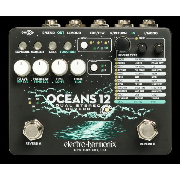 electro-harmonix / OCEANS 12 Dual Stereo Reverb リバーブ(渋谷店)
