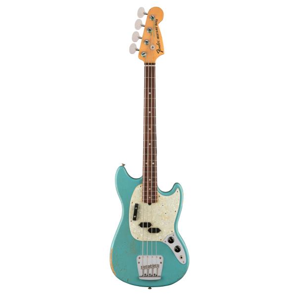 美品 Fender Japan mustang bass Fender MADE IN JAPAN HYBRID MUSTANG BASS - Vintage White | Blue
