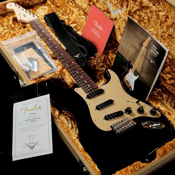 Custom Built 1960 Stratocaster Time Capsule Reverse Head Black