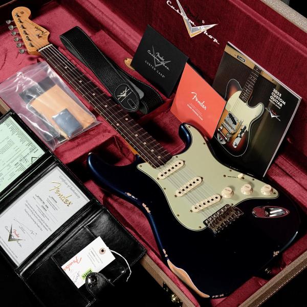 Custom Built 1962 Stratocaster Relic Baltic Blue