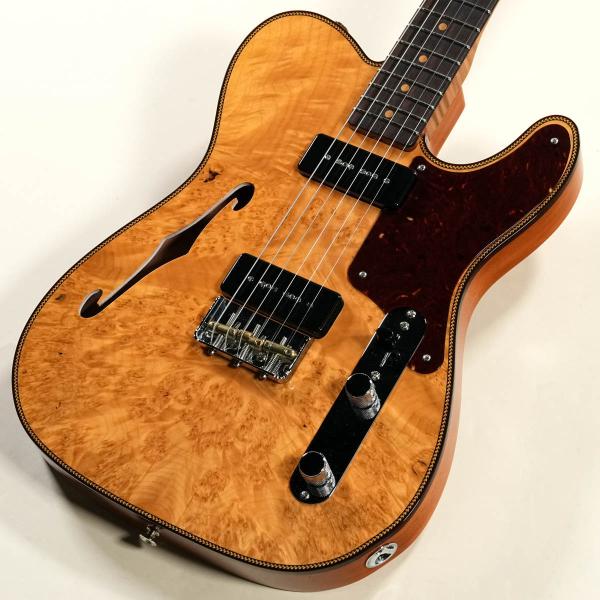 Fender Custom Shop / Artisan Dual P-90 Maple Burl Telecaster NOS