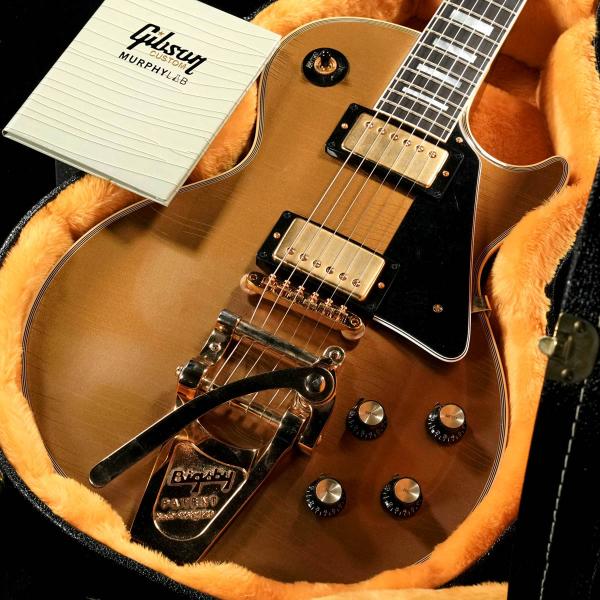 Custom Shop 1968 Les Paul Custom Reissue Double Gold w/Bigsby Murphy Lab Ultra Light Aged