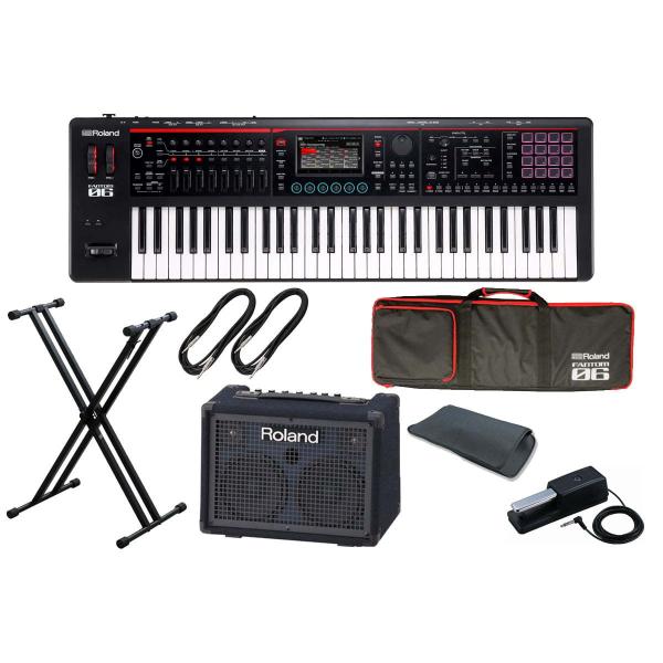 Roland / FANTOM-06 専用キャリング・ケース＆キーボードアンプ＆キーボードスタンドセット(渋谷店)