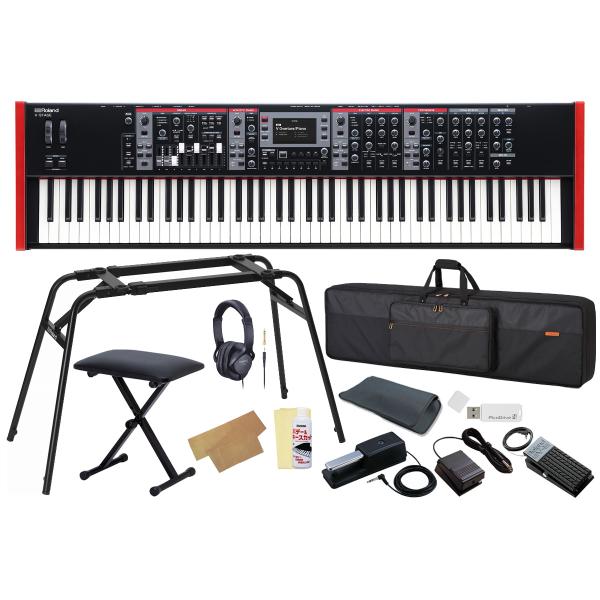 Roland / V-STAGE 88 純正キャスター付きケース＆アクセサリーセット(お取り寄せ商品)(渋谷店)