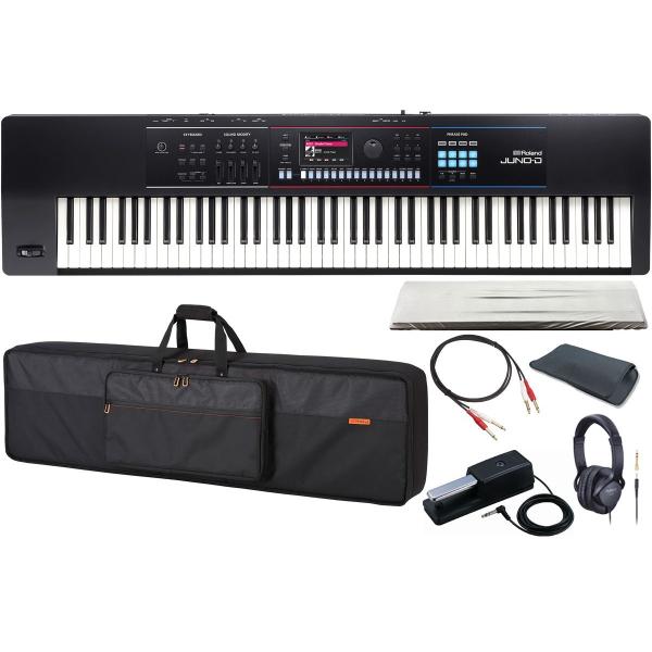 Roland / JUNO-D8 純正キャリング バッグ＆アクセサリー＆ダストカバーセット(渋谷店)