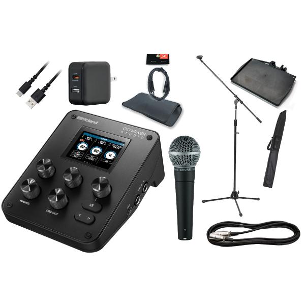 Roland / GO:MIXER STUDIO SM58-LCE＆マイクスタンド＆マイクケーブルセット(渋谷店)