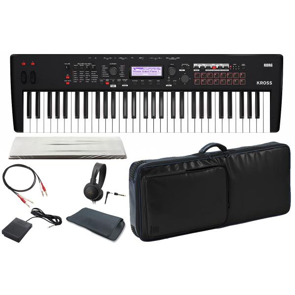 KORG / KROSS2-61 MB クッションパッド入り背負えるキャリングケース＆アクセサリー＆ダストカバーセット(渋谷店)