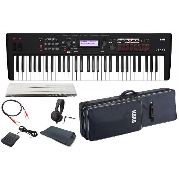 KORG / KROSS2-61 MB 純正背負えるキャリングケース＆アクセサリー＆ダストカバー セット(渋谷店)