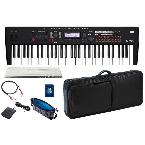 KORG / KROSS2-61 MB クッションパッド入り背負えるキャリングケース＆サコッシュバッグ＆ダストカバーセット(渋谷店)