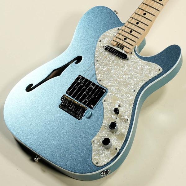 American Elite Telecaster Thinline Mystic Blue Ice