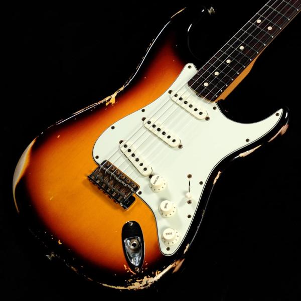 Электрогитара Fender 1963 Stratocaster, б/у, санбёрст