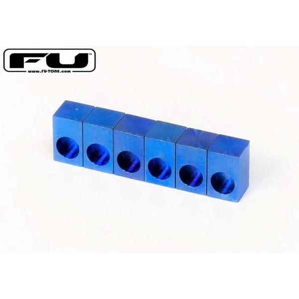 FU-TONE / Titanium Saddle Insert Set 6Zbg BLUE(tCh[YEAbvO[hEp[c)(񂹏i)(aJX)
