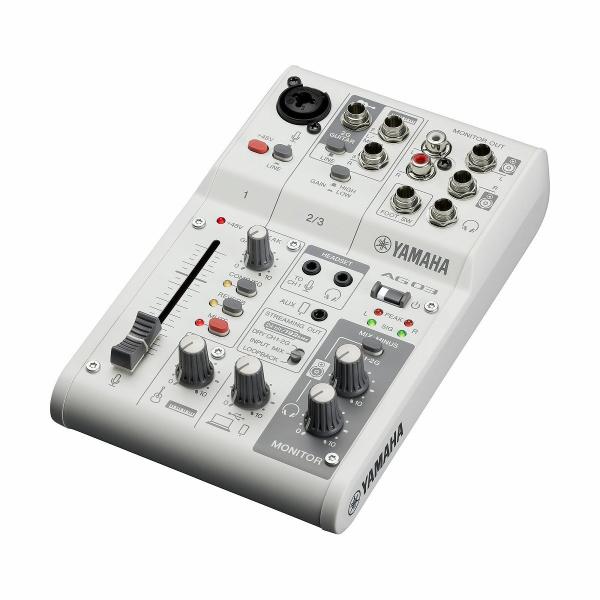 YAMAHA ���}�n / AG03MK2 W (�z���C�g) ���C�u�X�g���[�~���O�~�L�T�[(�a�J�X)