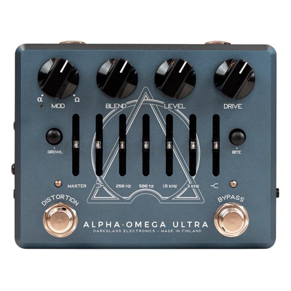 Darkglass Electronics / ALPHA OMEGA ULTRA V2 W/AUX IN ベース用 プリアンプ オーバードライブ ダークグラス(新宿店)