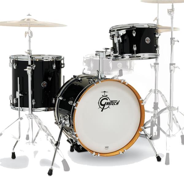 Catalina Club Jazz 3pc Drum Kit - Piano Black (CT1-J483-PB)
