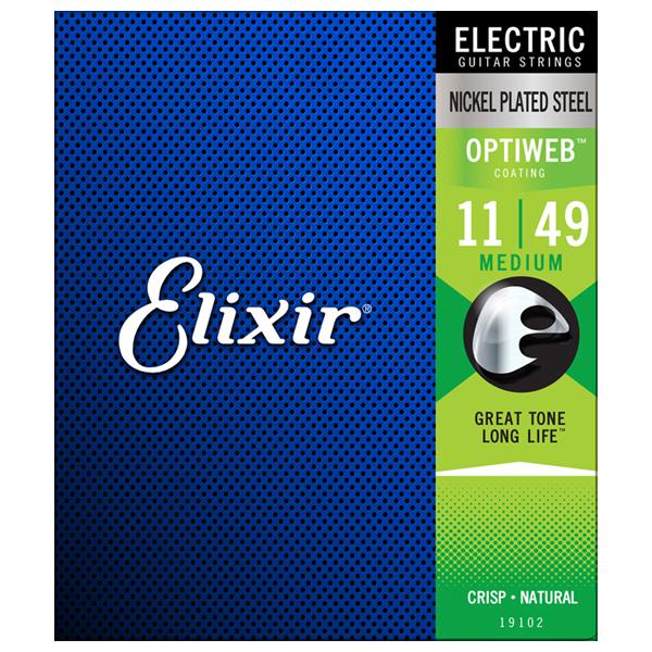 Elixir / ＃19102 OPTIWEB Medium 11-49 エレキギター弦 エリクサー(池袋店)