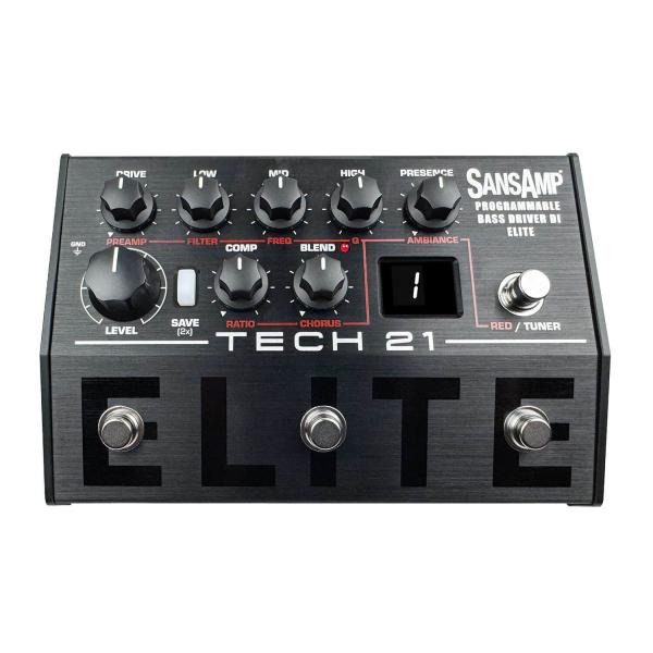 TECH21 / SansAmp Programmable Bass Driver ELITE PBDR-EL サンズアンプ ベース用エフェクター(国内正規品)(池袋店)