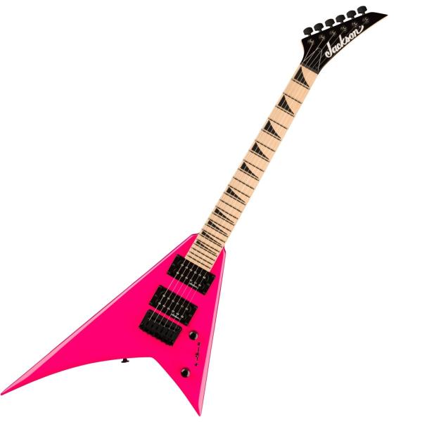JS Series Rhoads Minion JS1X Maple Fingerboard Neon Pink