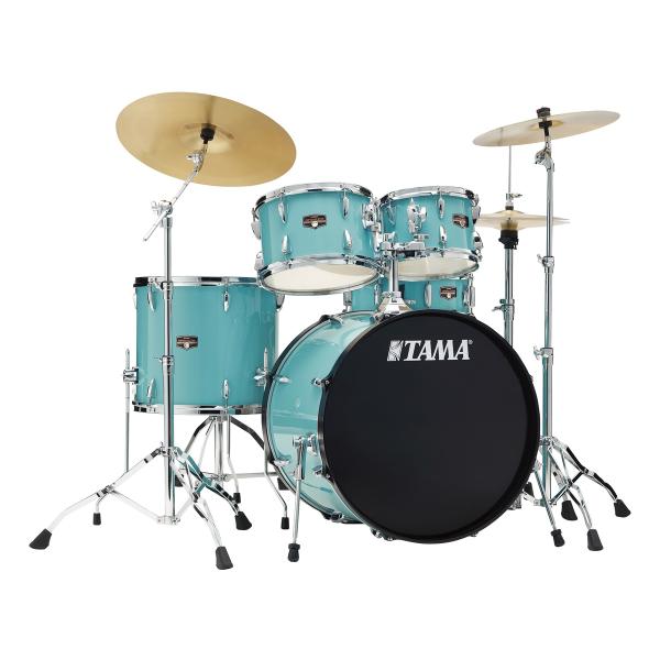Imperialstar 22" Bass Drum Kit with Cymbals - Aqua Blue (IP52H6RC-AQB)