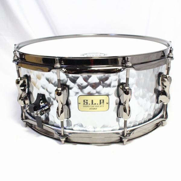 LST146H S.L.P. Expressive Hammered Steel Snare Drum 14x6