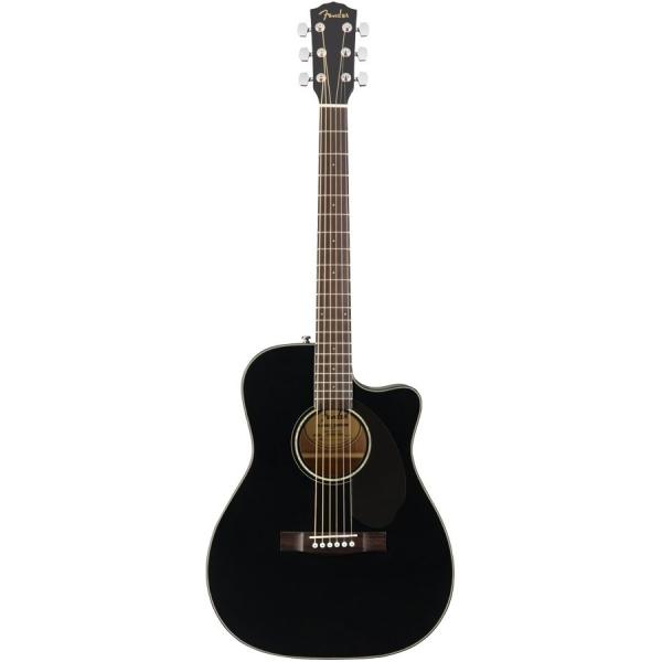 最終価格フェンダーアコースティックギター、フェンダーピック Fender / CC-60SCE Concert Black (Walnut Fingerboard) フェンダー
