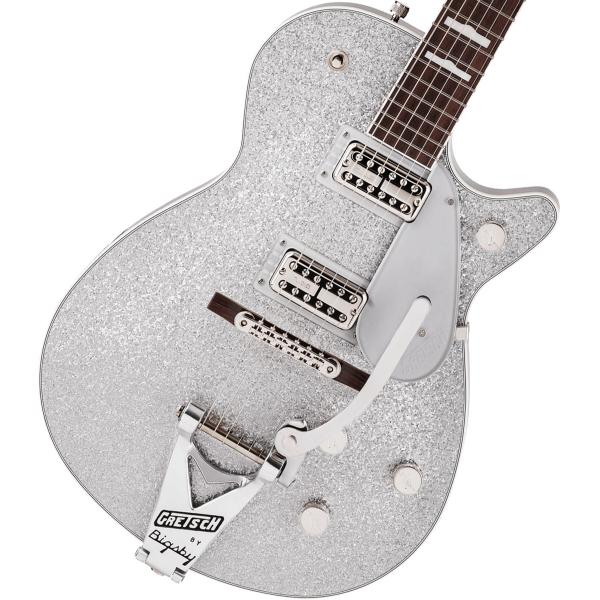 G6129T-89 Vintage Select '89 Sparkle Jet with Bigsby Silver Sparkle