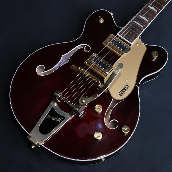 Gretsch Electric Guitar G5422TG Electromatic Classic Hollow Body Double-Cut with Bigsby and Gold Hardware, Laurel Fingerboard, Walnut Stain