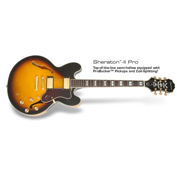 Epiphone / Sheraton II Pro Vintage Sunburst エピフォン エレキ