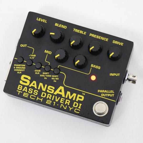 (セール品)TECH21 / SansAmp BASS DRIVER DI V2 サンズアンプ ベース用 オーバードライブ ベースプリアンプ(アウトレット特価)(名古屋栄店)