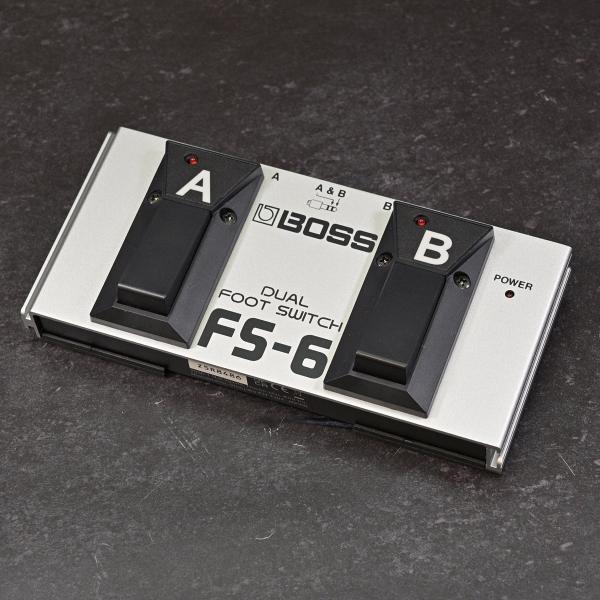 小型でタフなデュアル・フット・スイッチFS-6は、FS-5L/FS-5Uに対応した機器に使用できる、コンパクトかつ耐久性に優れたフット・スイッチ。ラッチ／モーメンタリーの切り換えはもちろん、極性も切り換えることのできる、2つのフット・スイッ...