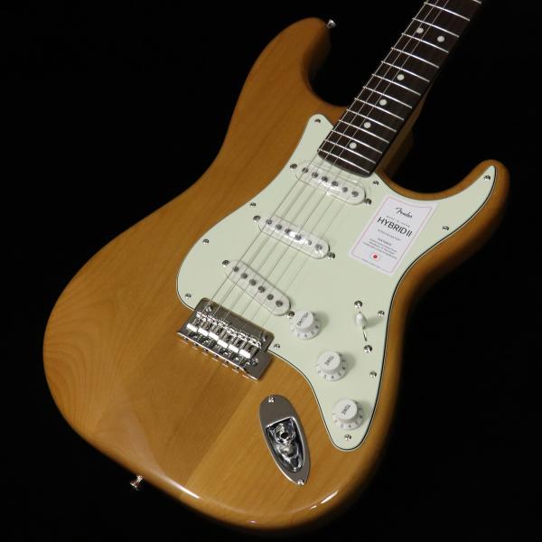 Made in Japan Hybrid II Stratocaster Rosewood Fingerboard Vintage Natural