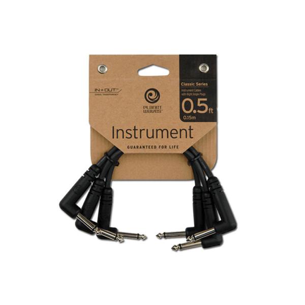 他サイト： Planet Waves by D’Addario / Classic Series Instrument Patch Cables PW-CGTP-305 (15cm L-L 3pack) (福岡店)の商品画像