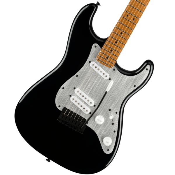 Contemporary Stratocaster Special Roasted Maple Fingerboard Silver Anodized Pickguard Black