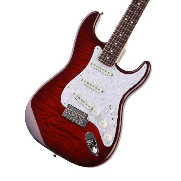 Fender / ISHIBASHI FSR Made in Japan Hybrid II Stratocaster Rosewood Transparent Red Burst tF_[ (pRX)(YRK)
