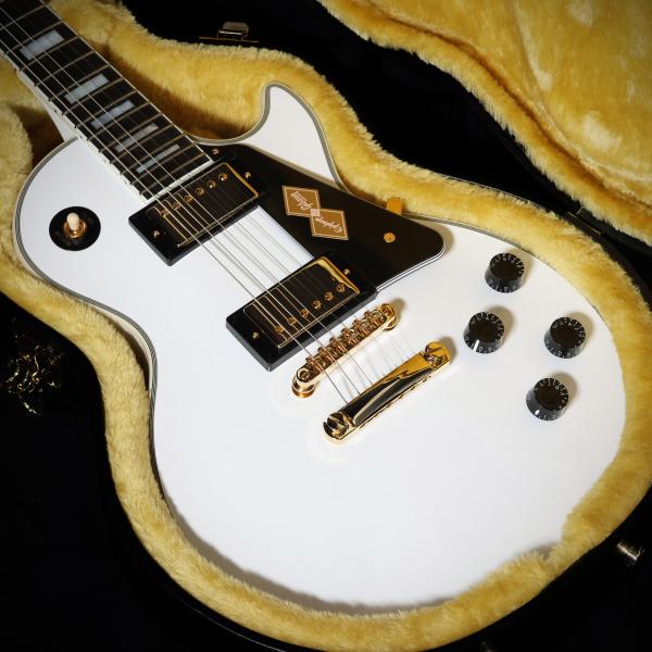 Epiphone / Inspired by Gibson Custom Les Paul Custom Alpine White (重量 4.08kg)(福岡店)