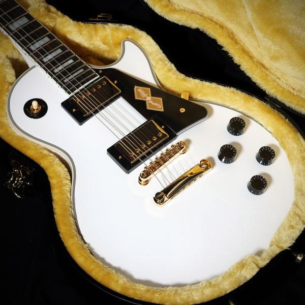 Epiphone / Inspired by Gibson Custom Les Paul Custom Alpine White (重量 4.03kg) (福岡店)