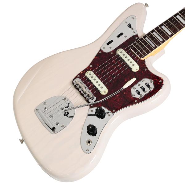 FSR Made in Japan Traditional Late 60s Jaguar US Blonde Ash Body with Custom Shop Pickups