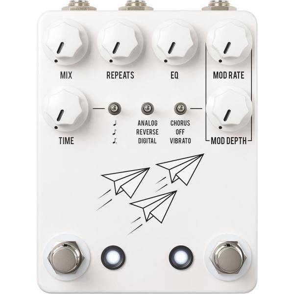 JHS Pedals / Flight Delay White ディレイ ジェイエイチエスペダル (国内正規品)