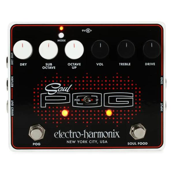 (セール品)electro-harmonix / Soul POG Multi Effect: Nano POG + Soul Food オーバードライブ ポリフォニックオクターブジェネレーター