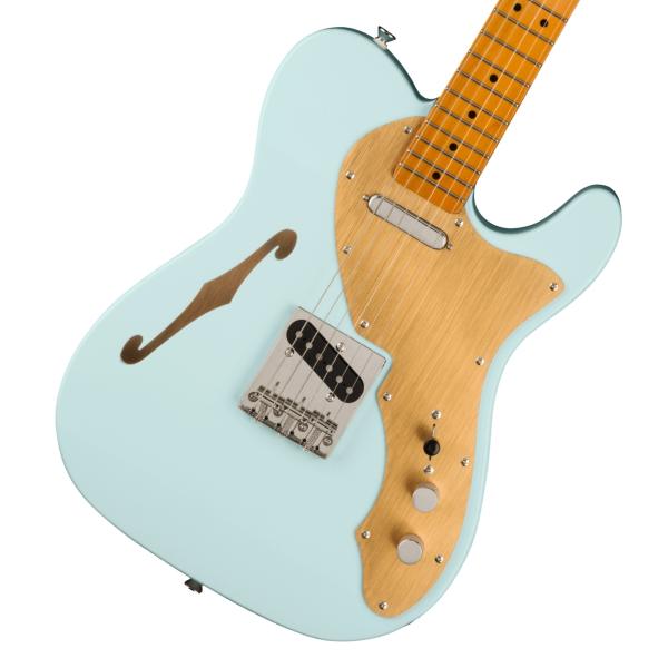 FSR Classic Vibe '60s Telecaster Thinline Maple Fingerboard Gold Anodized Pickguard Sonic Blue