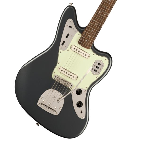 Classic Vibe '60s Jaguar Laurel Fingerboard Matching Headstock Charcoal Frost Metallic